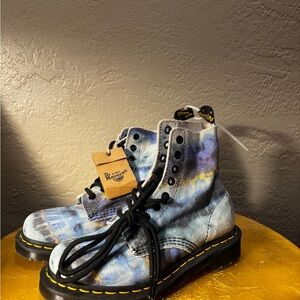 Dr. Martens Multicolor Tie-Dye Boots